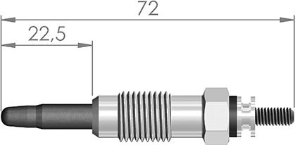A-N PARTS 041 234 - Свічка розжарювання ligaparts.com.ua