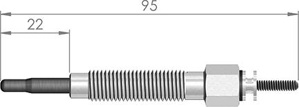 A-N PARTS 056233 - Свічка розжарювання ligaparts.com.ua
