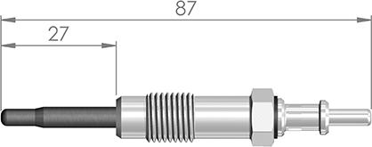 A-N PARTS 086 250 - Свічка розжарювання ligaparts.com.ua