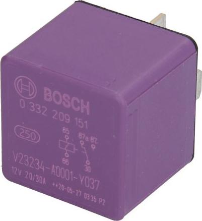 BOSCH 0332209151 - Переривник покажчиків повороту ligaparts.com.ua