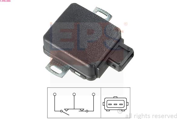 EPS 1.995.066 - Датчик, положення дросельної заслінки ligaparts.com.ua