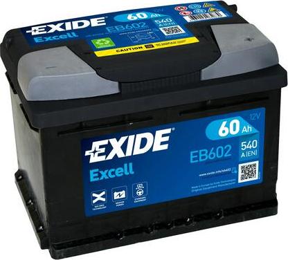 Exide EB602 - Стартерна акумуляторна батарея, АКБ ligaparts.com.ua