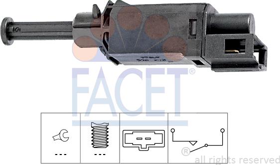 FACET 71143 - Вимикач, привід зчеплення (Tempomat) ligaparts.com.ua