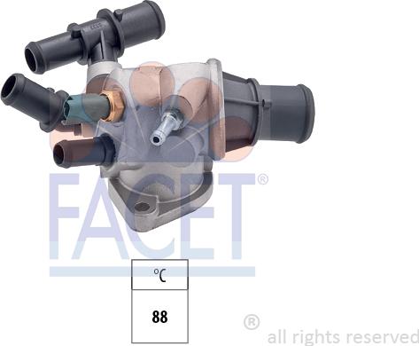 FACET 78585 - Термостат, охолоджуюча рідина ligaparts.com.ua