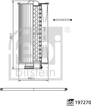FEBI Bilstein 197270 - Гідрофільтри, автоматична коробка передач ligaparts.com.ua