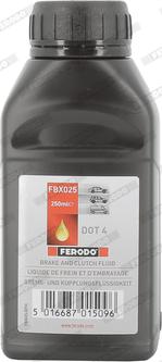Ferodo FBX025 - Гальмівна рідина ligaparts.com.ua