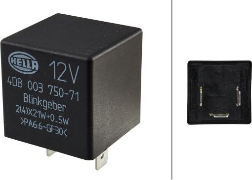 HELLA 4DB 003 750-711 - Переривник покажчиків повороту ligaparts.com.ua