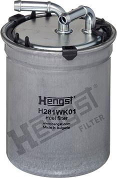 Hengst Filter H281WK01 - Паливний фільтр ligaparts.com.ua