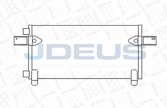 Jdeus M-7150100 - Конденсатор, кондиціонер ligaparts.com.ua