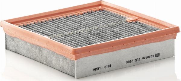 Mann-Filter CUK 2184 - Фільтр, повітря у внутрішній простір ligaparts.com.ua