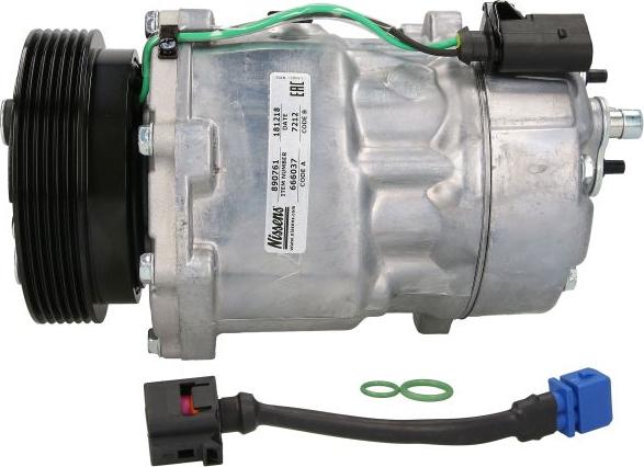 NISSENS 890761 - Компресор, кондиціонер ligaparts.com.ua