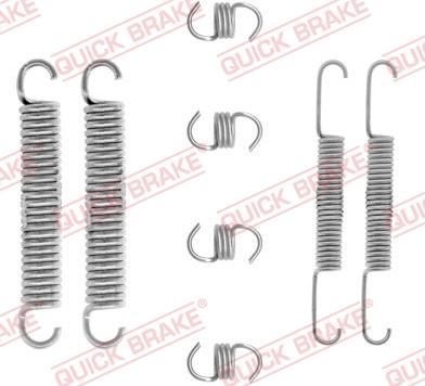QUICK BRAKE 105-0662 - Комплектуючі, барабанний гальмівний механізм ligaparts.com.ua