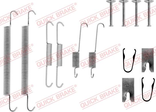 QUICK BRAKE 1050771 - Комплектуючі, барабанний гальмівний механізм ligaparts.com.ua