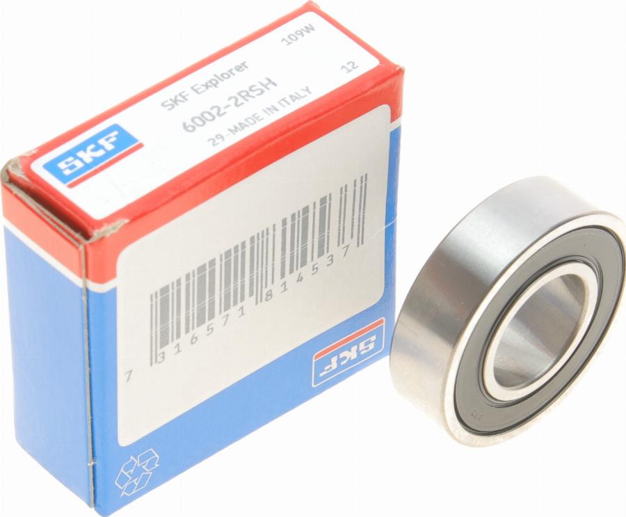 SKF 60022RSH - Центрувальний опорний підшипник, система зчеплення ligaparts.com.ua