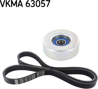 SKF VKMA 63057 - Поликлиновий ремінний комплект ligaparts.com.ua