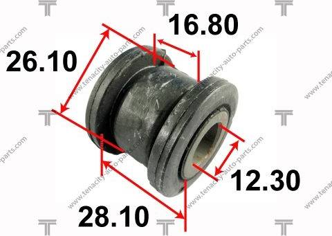 Tenacity AAMTO1044 - Втулка, вал сошки рульового управління ligaparts.com.ua