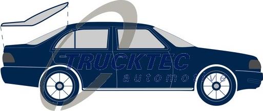 TRUCKTEC 0253059 - Прокладка, задні двері багажника / приміщення для вантажу ligaparts.com.ua