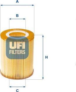 UFI 25.152.00 - Масляний фільтр ligaparts.com.ua