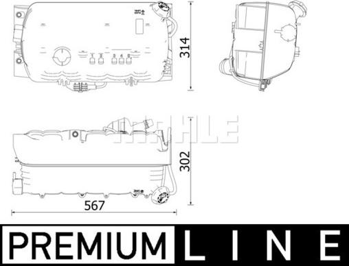Wilmink Group WG2184435 - Компенсаційний бак, охолоджуюча рідина ligaparts.com.ua